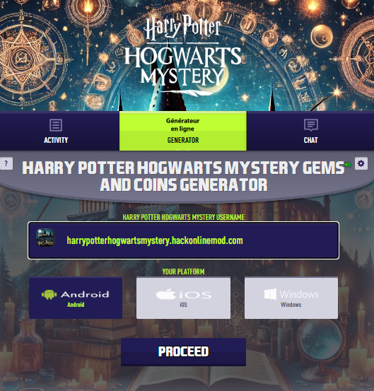 Harry Potter Hogwarts Mystery trucchi