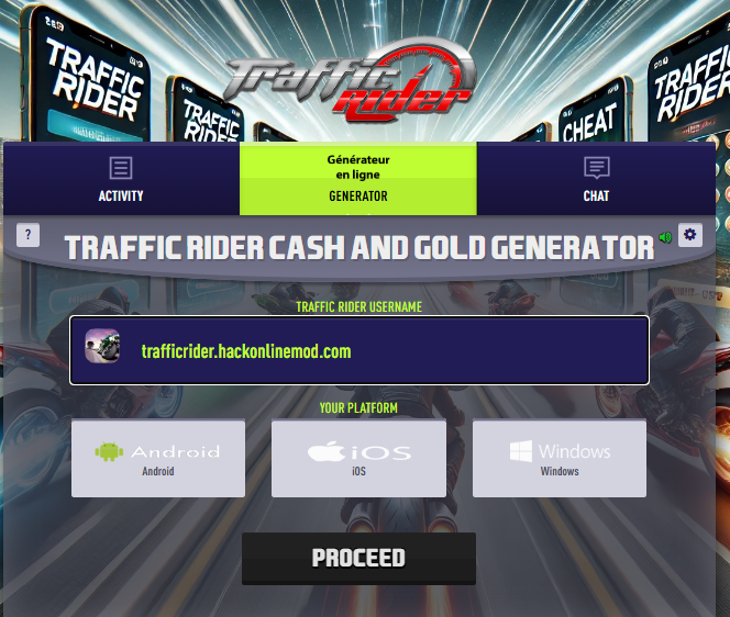 Traffic Rider trucchi